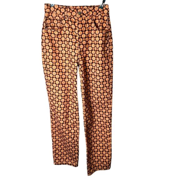 ASOS Reclaimed Vintage 70s Floral Matching Set Vest & Pants Women’s US 2 Retro - Picture 2 of 10